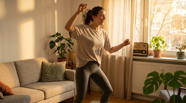 Bailar en casa para hacer ejercicio: ritmos, rutina y radios para moverte